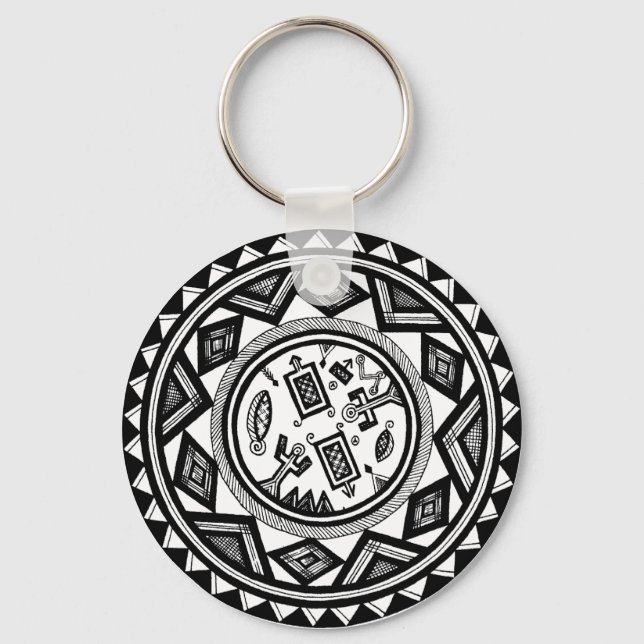 Porte-clés Esprits Tribaux (Recto)