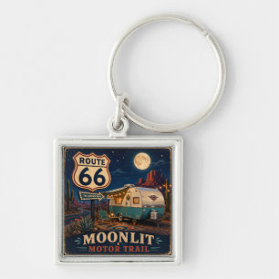 Porte-clés essentiel de voyage Route 66 Nuit étoil