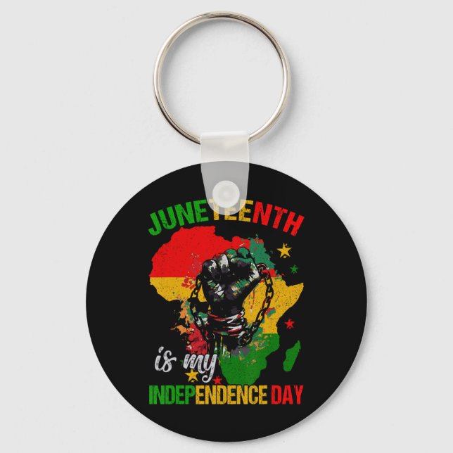 Porte-clés Est-Ce Que Ma Fête De L'Indépendance Est Libre Ish (Recto)