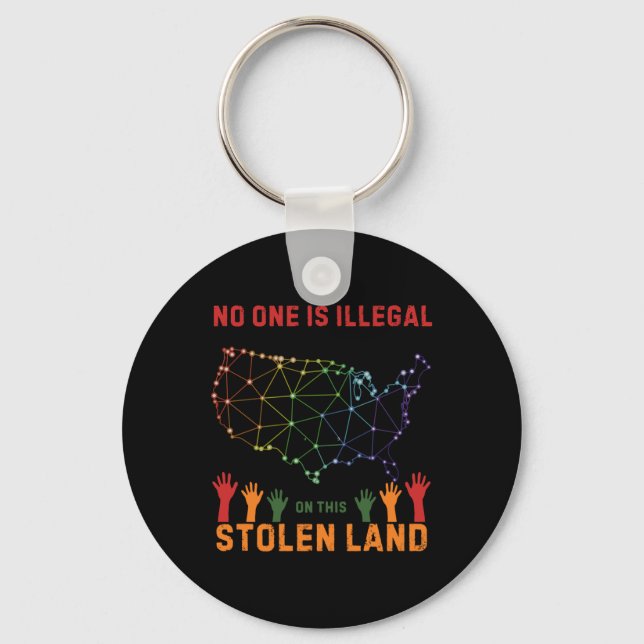 Porte-clés Est Illégal Dans Ce Sticker Terrain Volé (Recto)