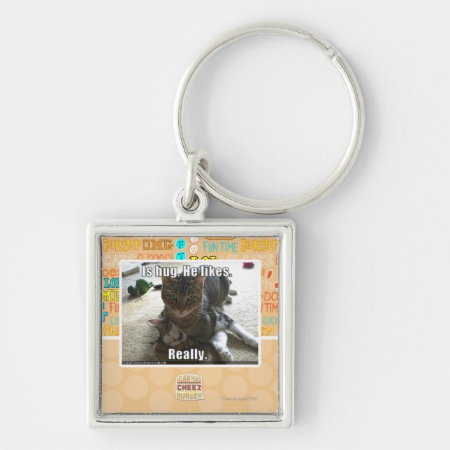 Porte-clés Est l'étreinte. Il aime (Devant)