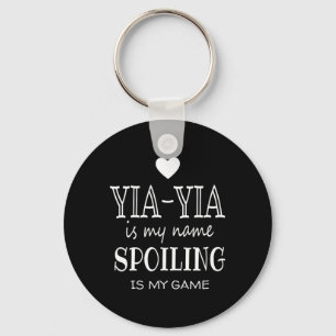 Porte-clés Est Mon Nom Yia-yia Cadeaux Pour La Grèce Grand-Mè