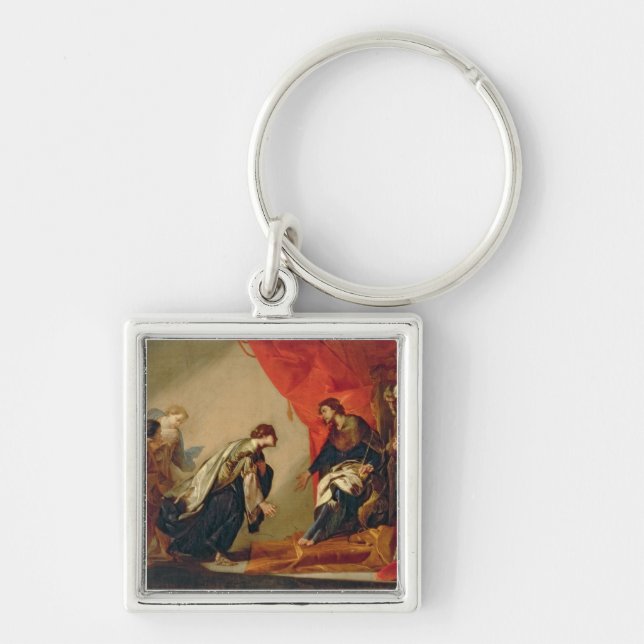 Porte-clés Esther devant Ahasuerus, c.1645-50 (huile sur le (Devant)