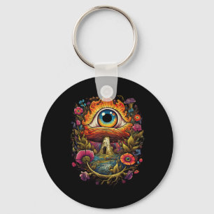 Porte-clés esthétique cottagecore champignon goblincore simpl