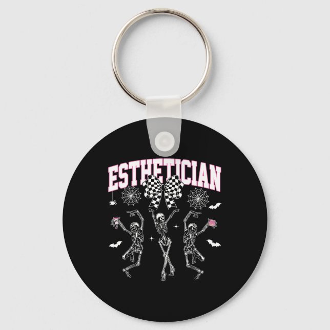 Porte-clés Esthétique Dansant Skeleton Halloween Bow Skin The (Recto)