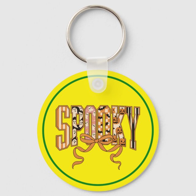 Porte-clés Esthétique Halloween Coquette Épouvantable-66166 (Recto)