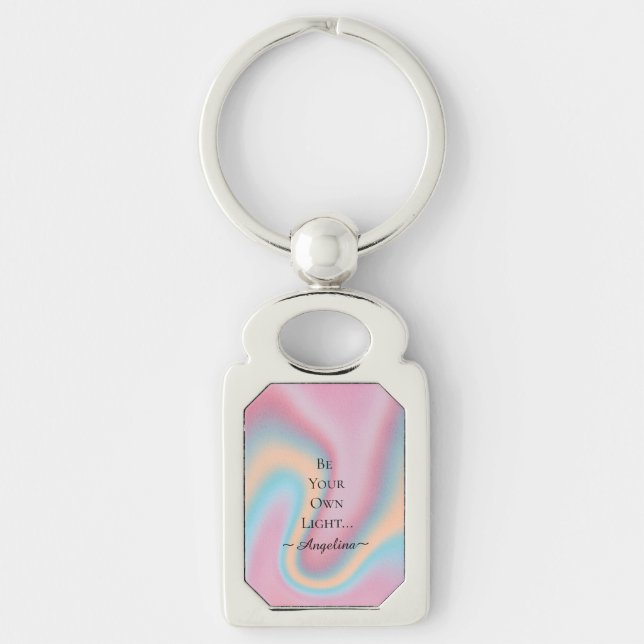 Porte-clés Esthétique holographique (Devant)
