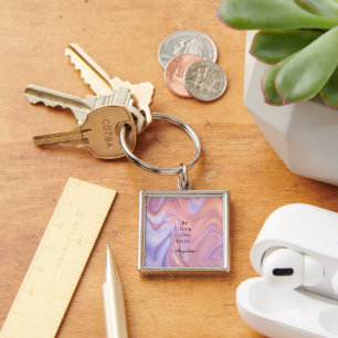 Porte-clés Esthétique holographique
