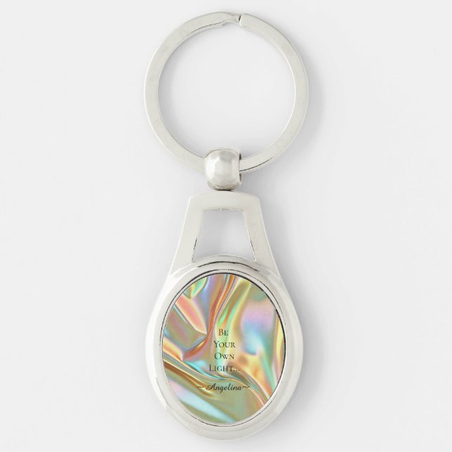 Porte-clés Esthétique holographique (Devant)