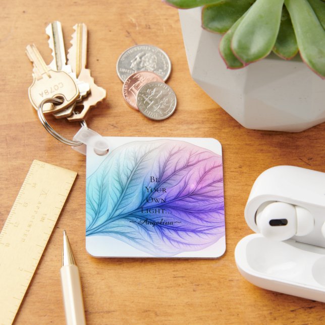Porte-clés Esthétique holographique (Bureau)