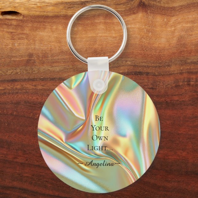 Porte-clés Esthétique holographique (Verso)