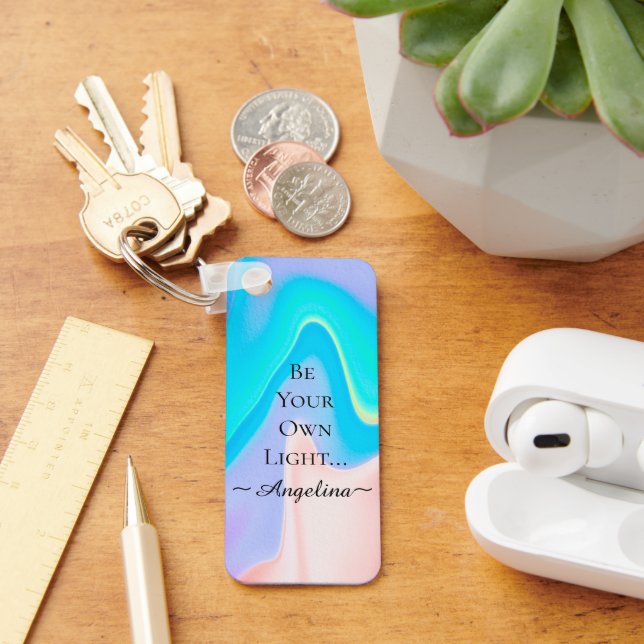 Porte-clés Esthétique holographique (Bureau)