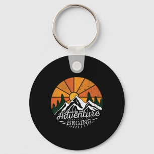 Porte-clés Et ainsi l'aventure commence Aventure Camping Hiki