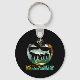 Porte-clés Et Au Lac Je Vais Perdre Mon Esprit Camping Poisso