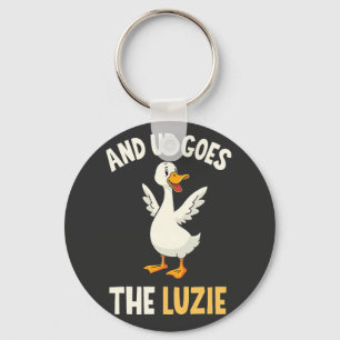 Porte-clés Et en haut va les Luzie Funny Goose Lovers