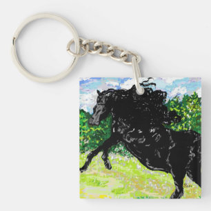 Porte-clés Étalon noir porte - clé