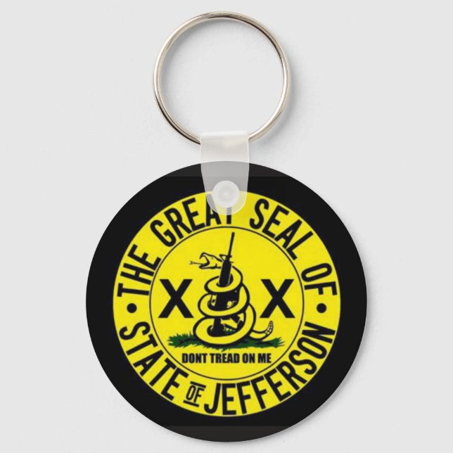Porte-clés État de Jefferson (Recto)