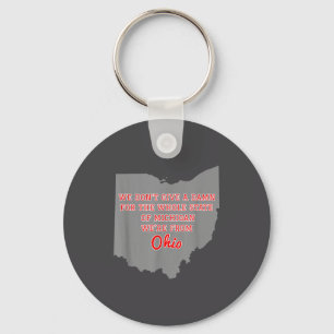 Porte-clés État de l'Ohio, on se fiche du Michigan 