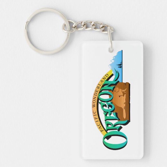 Porte-clés État de l'Orégon, Etats-Unis (Etats-Unis (Devant)