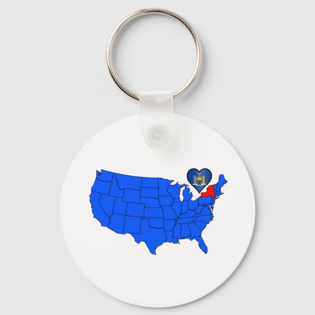 Porte-clés État de New York (Recto)