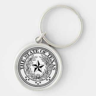 Porte-clés État de prime blanche de porte - clé du Texas