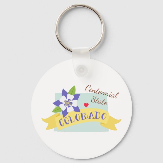 Porte-clés État du centenaire (Recto)