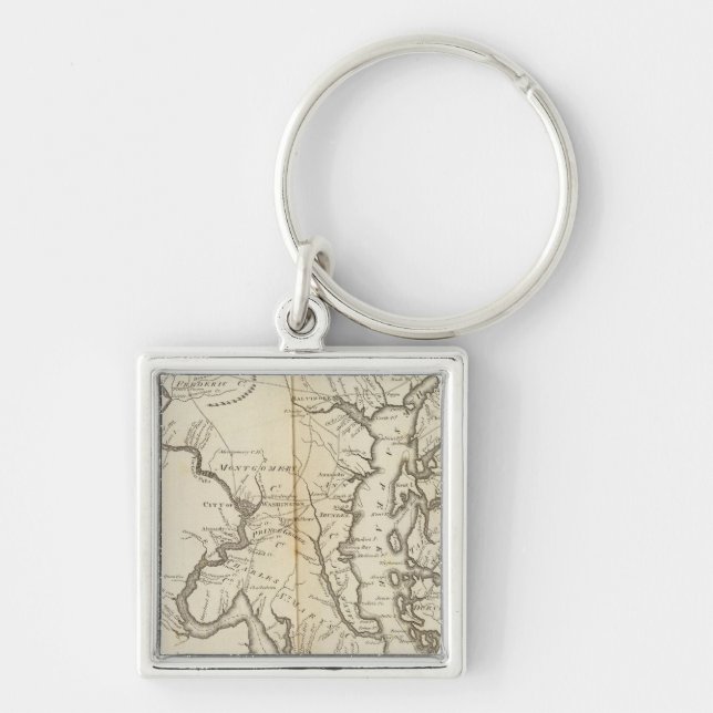 Porte-clés État du Maryland (Devant)