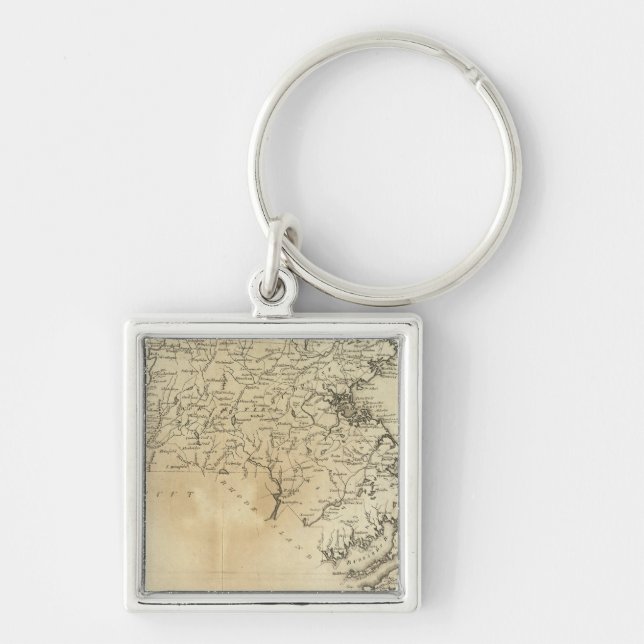 Porte-clés État du Massachusetts (Devant)