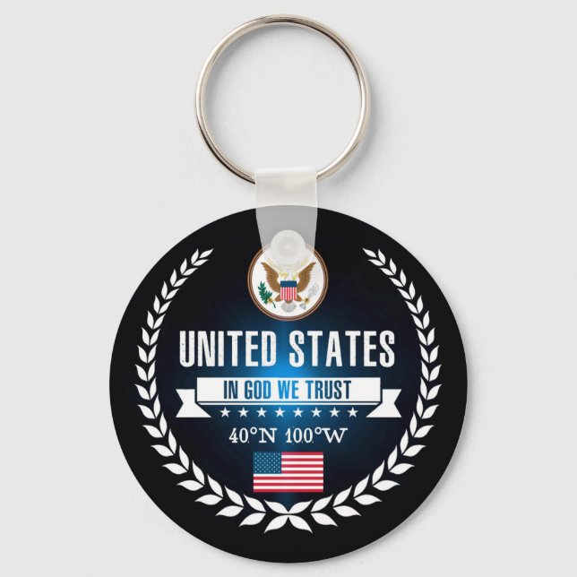 Porte-clés États-Unis (Recto)