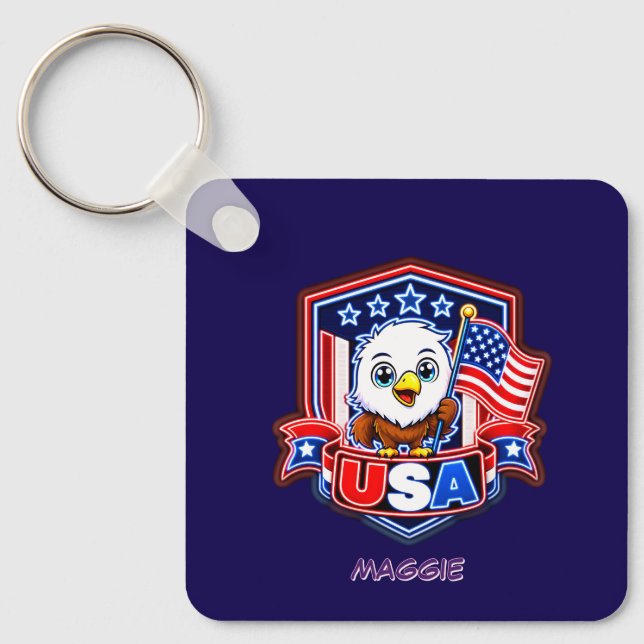 Porte-clés États-Unis (Recto)