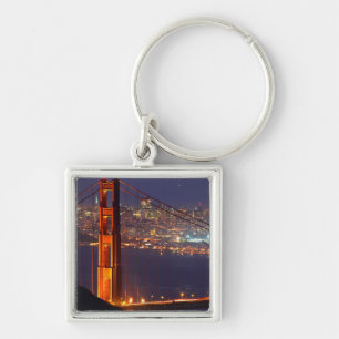 Porte-clés États-Unis, Californie. Pont Golden Gate la nuit