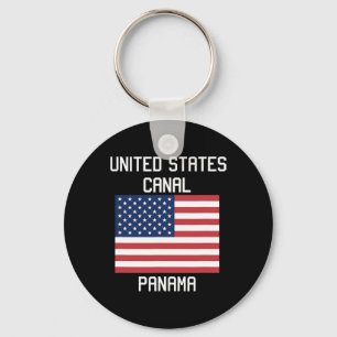 Porte-clés États-Unis Canal Canal de Panama Trump 2025 Humour