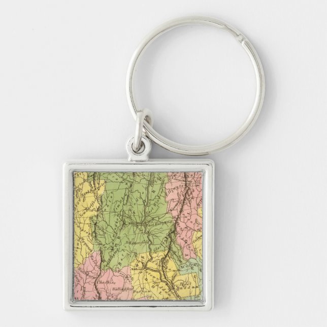 Porte-clés États-Unis du Connecticut (Devant)