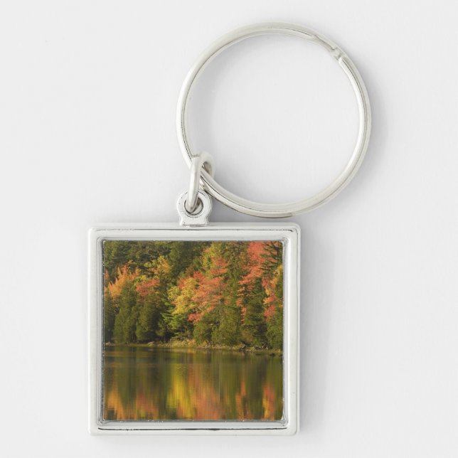 Porte-clés États-Unis; Maine; Parc national d'Acadia. Reflets (Devant)