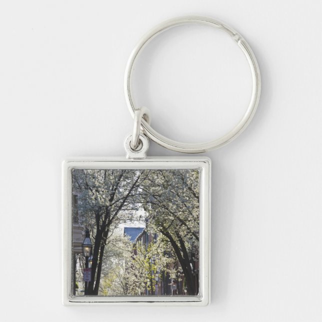 Porte-clés États-Unis, Massachusetts, Boston, Beacon Hill. (Devant)