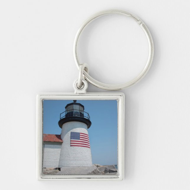 Porte-clés États-Unis, Massachusetts, Nantucket. Brant Point (Devant)