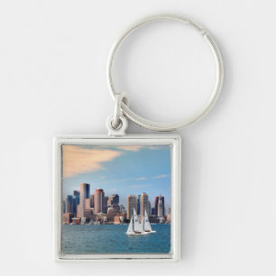 Porte-clés États-Unis, Massachusetts. Skyline du front de mer