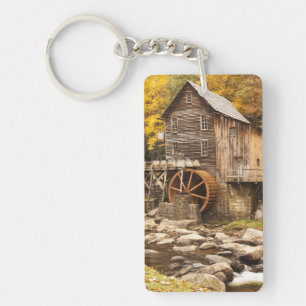 Porte-clés États-Unis, Virginie-Occidentale, Clifftop. Babcoc