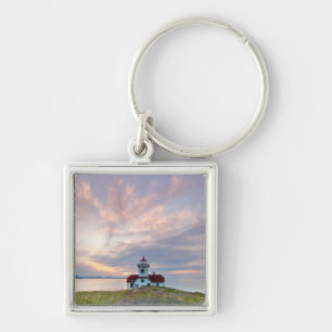 Porte-clés États-Unis, Washington, îles San Juan. Coucher de