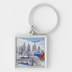 Porte-clés États-Unis, Washington, Methow Valley, Granges en