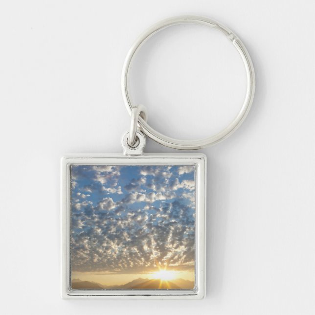 Porte-clés États-Unis, Washington, Seabeck. Coucher de soleil (Devant)