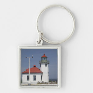 Porte-clés États-Unis, Washington, Seattle, phare d'Alki Poin