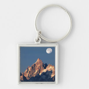 Porte-clés États-Unis, Wyoming, Grand Teton NP. Une pleine lu