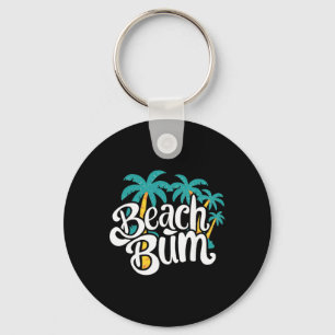 Porte-clés Été de fainéant de plage Sableux Océan Vibes Et Va