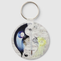 Eternal Zen Swordsman Yin & Yang Porte - clé
