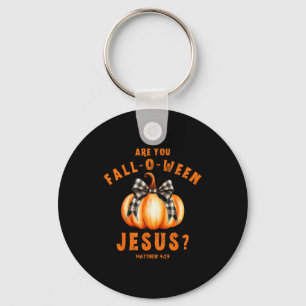 Porte-clés Êtes-vous Fall-o-ween Jésus Matthieu 4-19 Hallowee