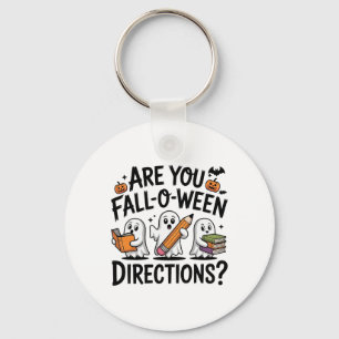 Porte-clés Êtes-vous Tombé O Ween Directions Halloween Profes
