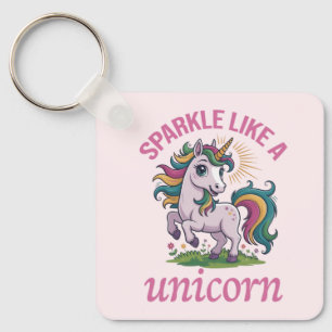 Porte-clés Étincelle comme une licorne