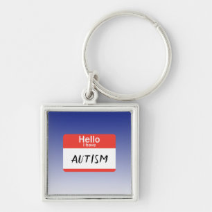 Porte-clés Étiquette Autisme