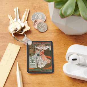 Porte-clés Étiquette de produit vintage Art Pearline Nettoyan